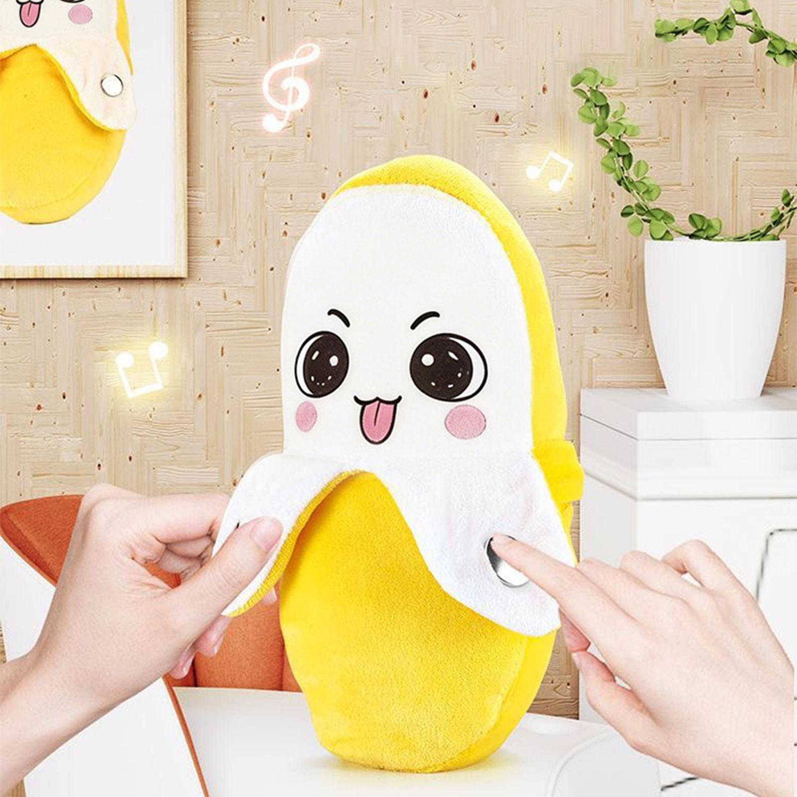 Baby Food Banana - creative Banana Pillow human-sensing banana metronome
