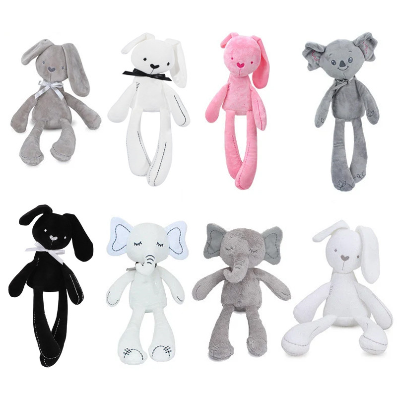 Baby Food Eat - Baby Plush Rabbit Hand Puppet Soft