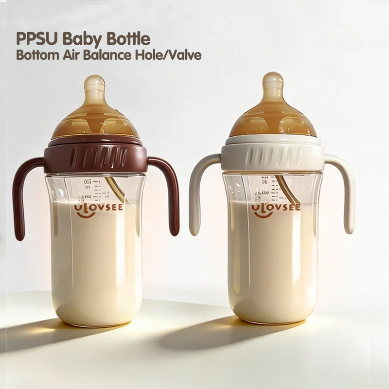 Baby Food Dispensing Spoon - New 280ml Heat-Sensitive PPSU Baby Bottle