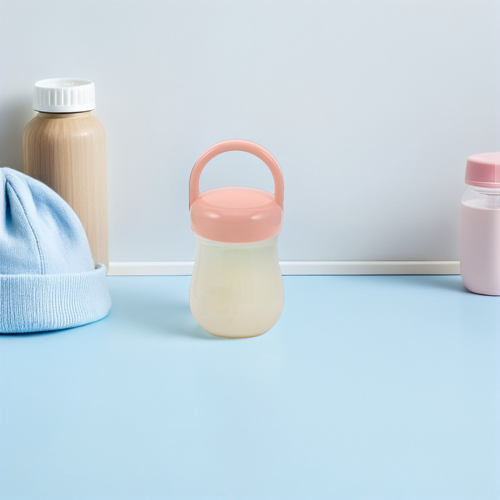 3Pcs Baby Bottle Caps Ergonomi - Baby Food Bottle ulasan dan harga