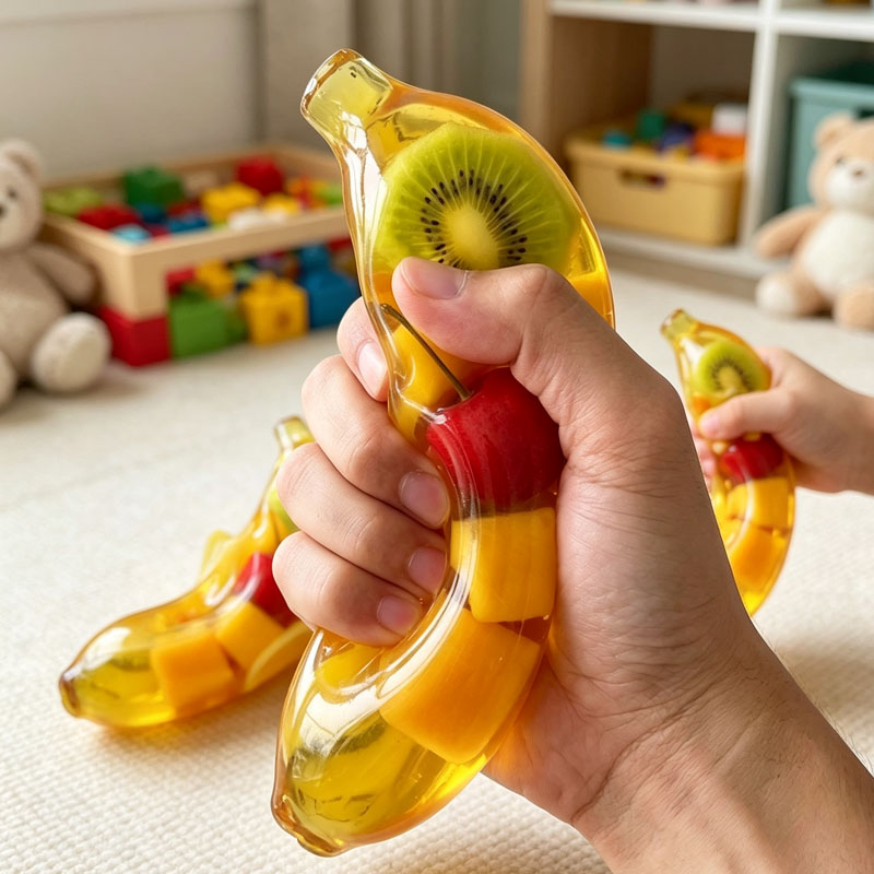 1-8PCS Slow Rebound Banana Squ - Baby Food Banana ulasan dan harga