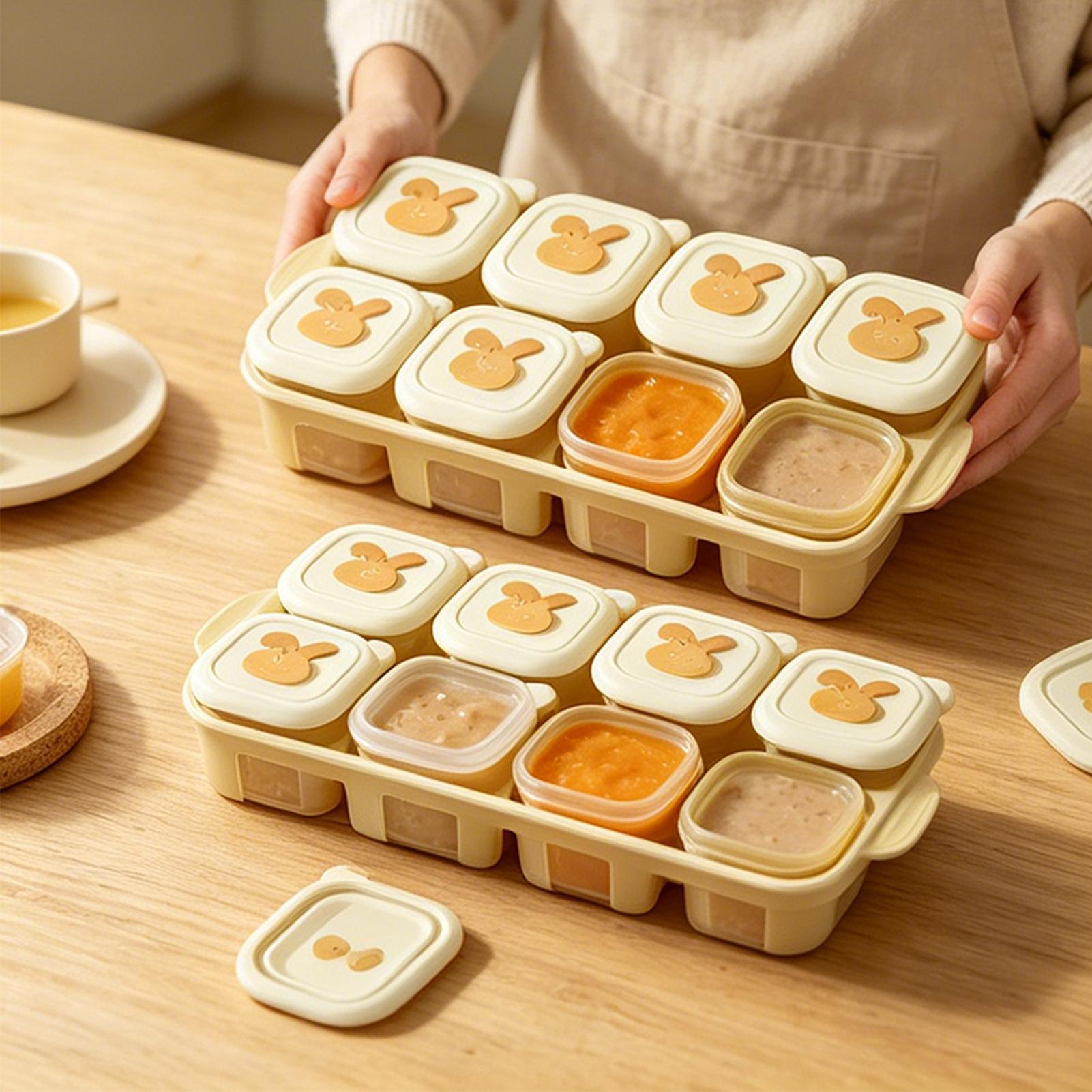 Food Freezer Tray With Lid Chi - Baby Food Freezer Tray ulasan dan harga