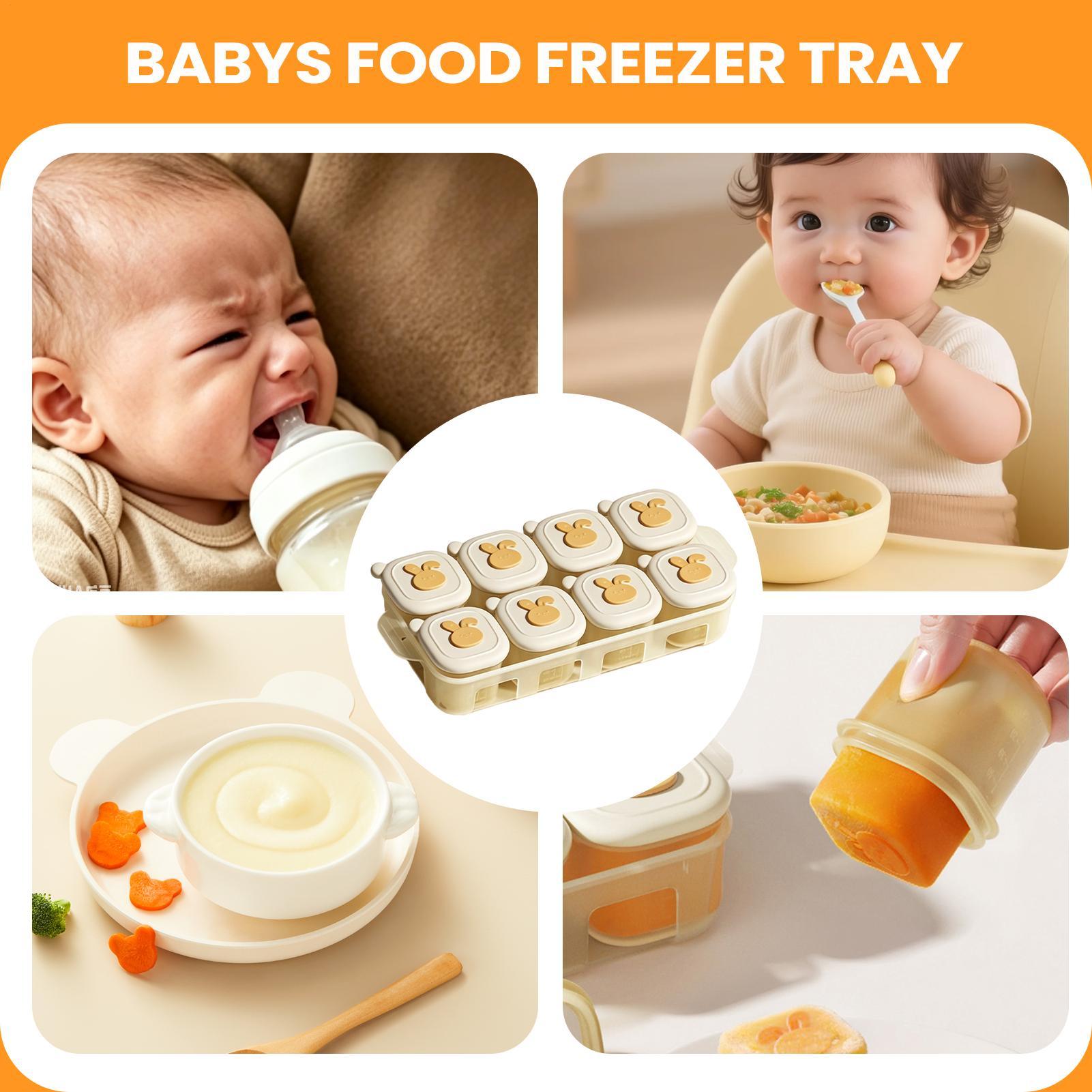 Food Freezer Tray With Lid Chi - Baby Food Freezer Tray ulasan dan harga