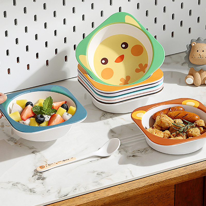 Baby Bowls With Spoon BPA Free - Baby Food With Fiber ulasan dan harga