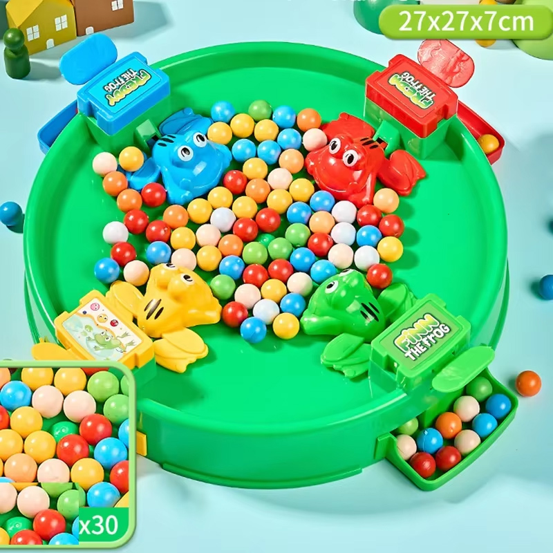 Frog Eating Bean Children Toy  - Baby Food Eat ulasan dan harga