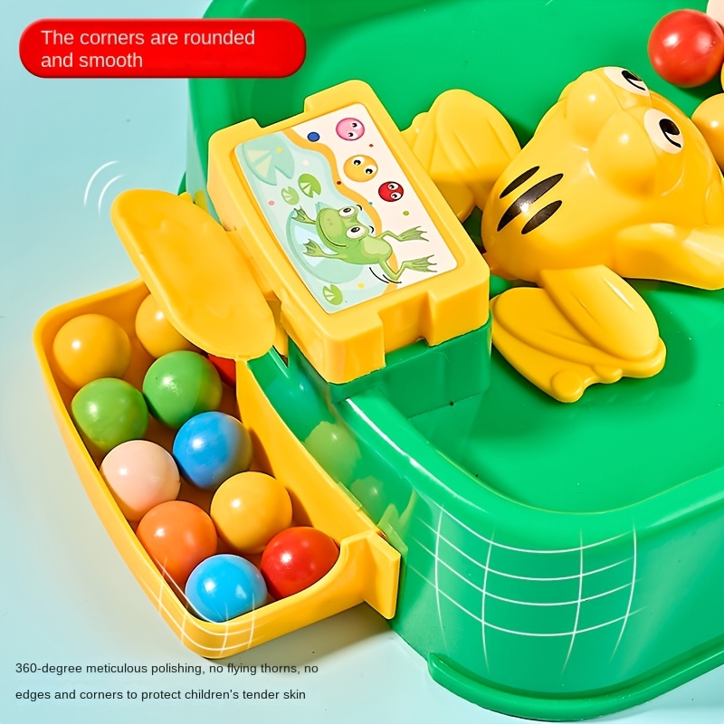 Frog Eating Bean Children Toy  - Baby Food Eat ulasan dan harga
