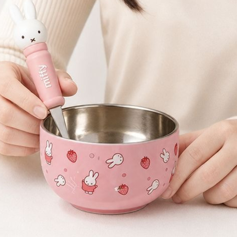 Cartoon Kawaii Miffy Stainless - Baby Food Japan ulasan dan harga