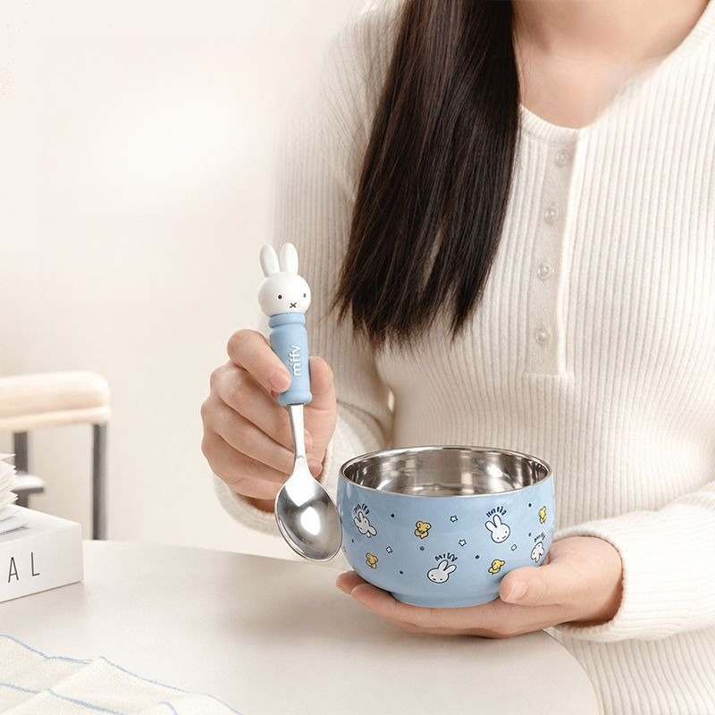 Cartoon Kawaii Miffy Stainless - Baby Food Japan ulasan dan harga