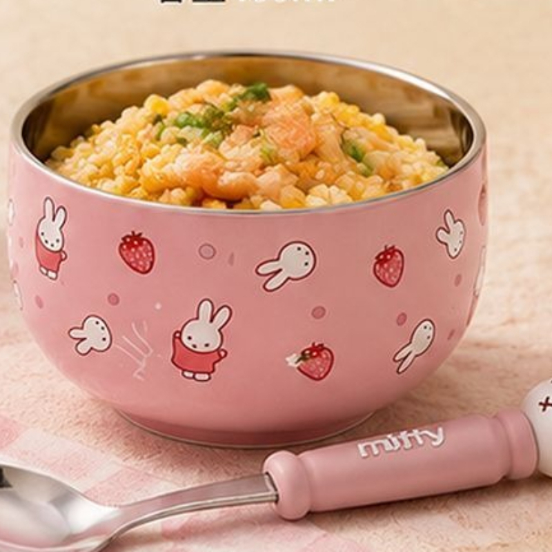 Cartoon Kawaii Miffy Stainless - Baby Food Japan ulasan dan harga