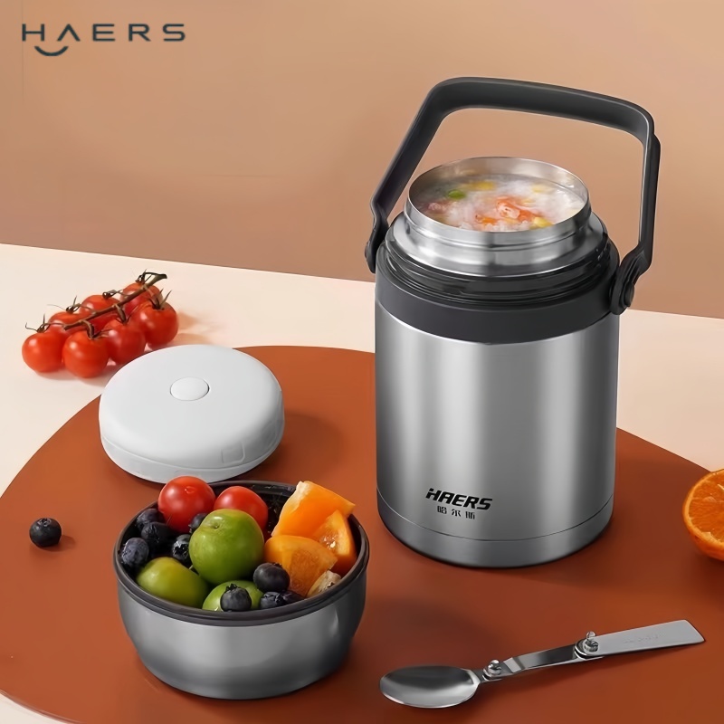 HAERS 1L Insulated Food Jar 30 - Baby Food Jar Insulated ulasan dan harga