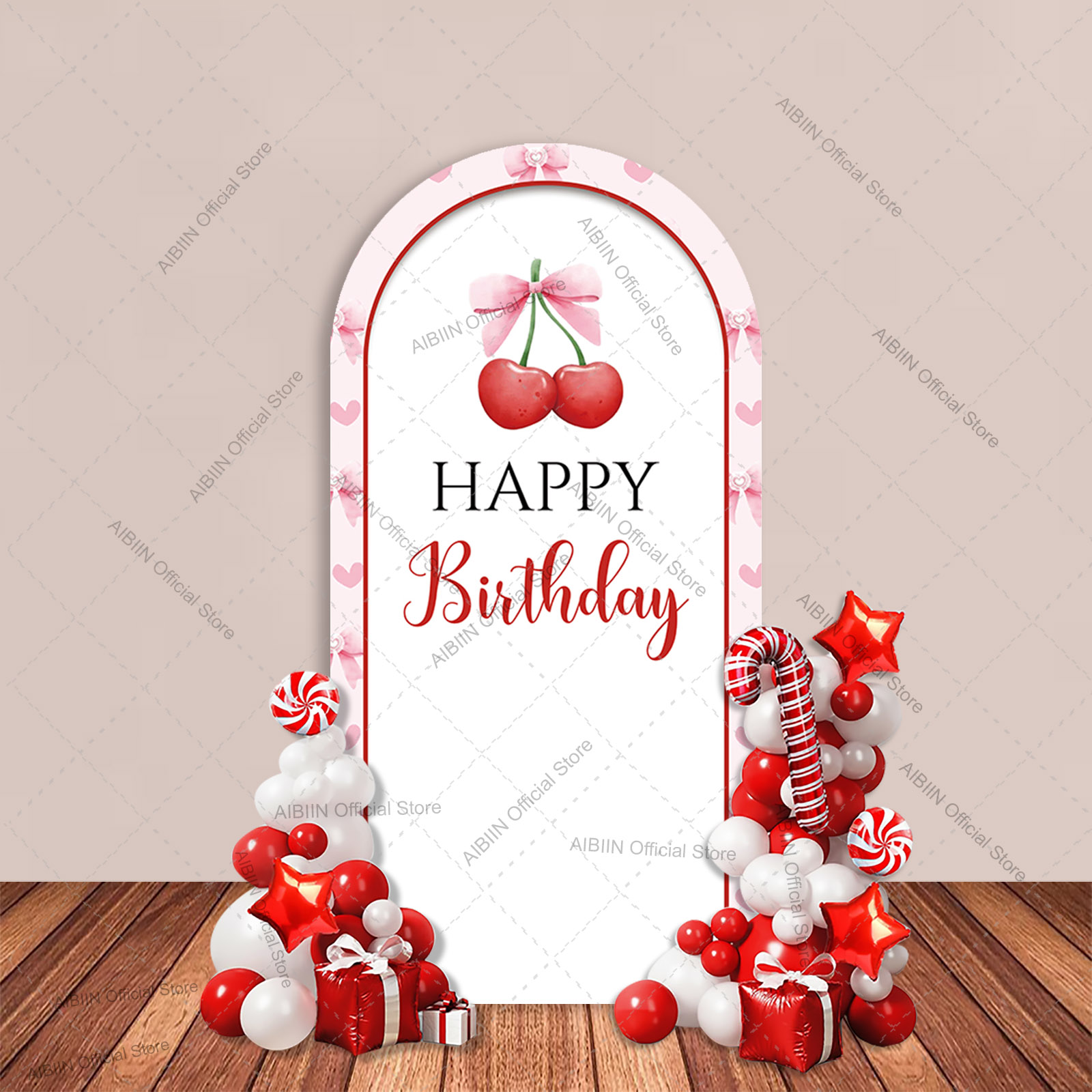 Girl Cherry Happy Birthday Arc - Baby Food Ideas ulasan dan harga