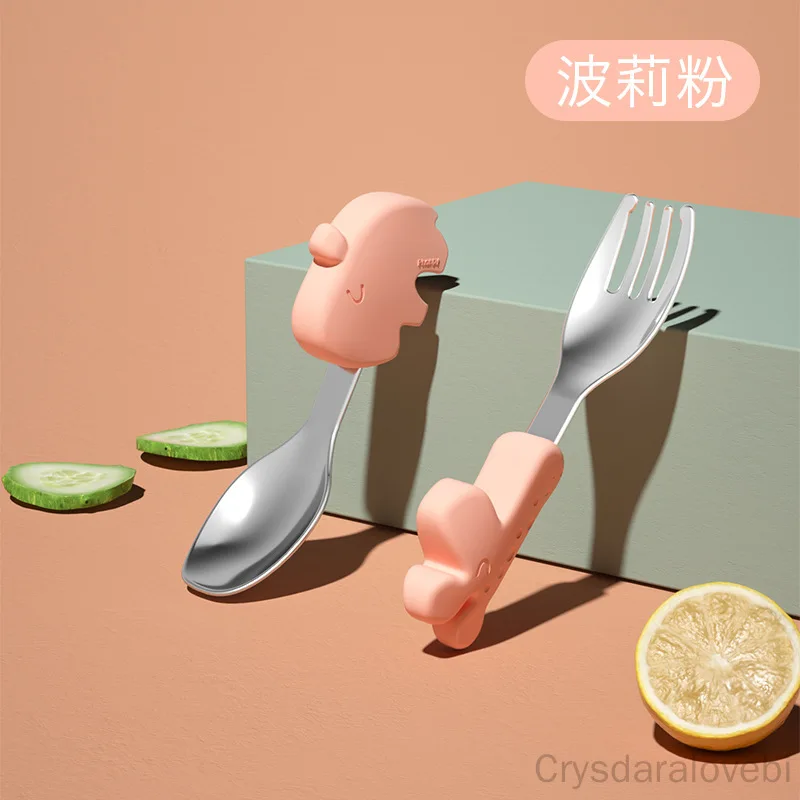 1setElephant Short Fork Spoon  - Baby Food Japan ulasan dan harga