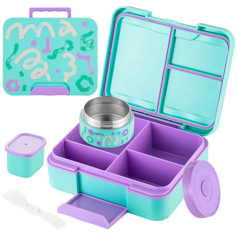 Kids Bento Lunch Box With Ther - Baby Food Jar Insulated ulasan dan harga