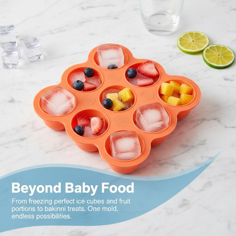 Baby Food Silicone Container 9 - Baby Food Freezer Tray ulasan dan harga