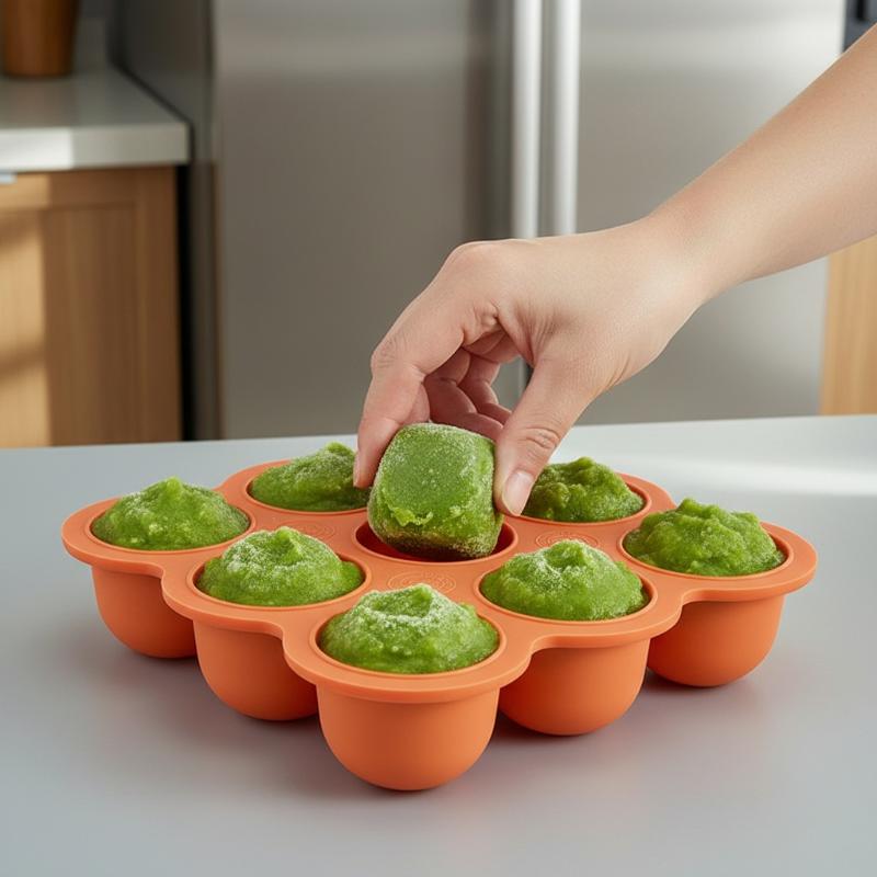 Baby Food Silicone Container 9 - Baby Food Freezer Tray ulasan dan harga