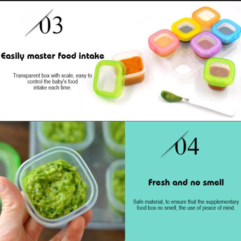4/6pcs Baby Food Freezer Stora - Baby Food Freezer Tray ulasan dan harga