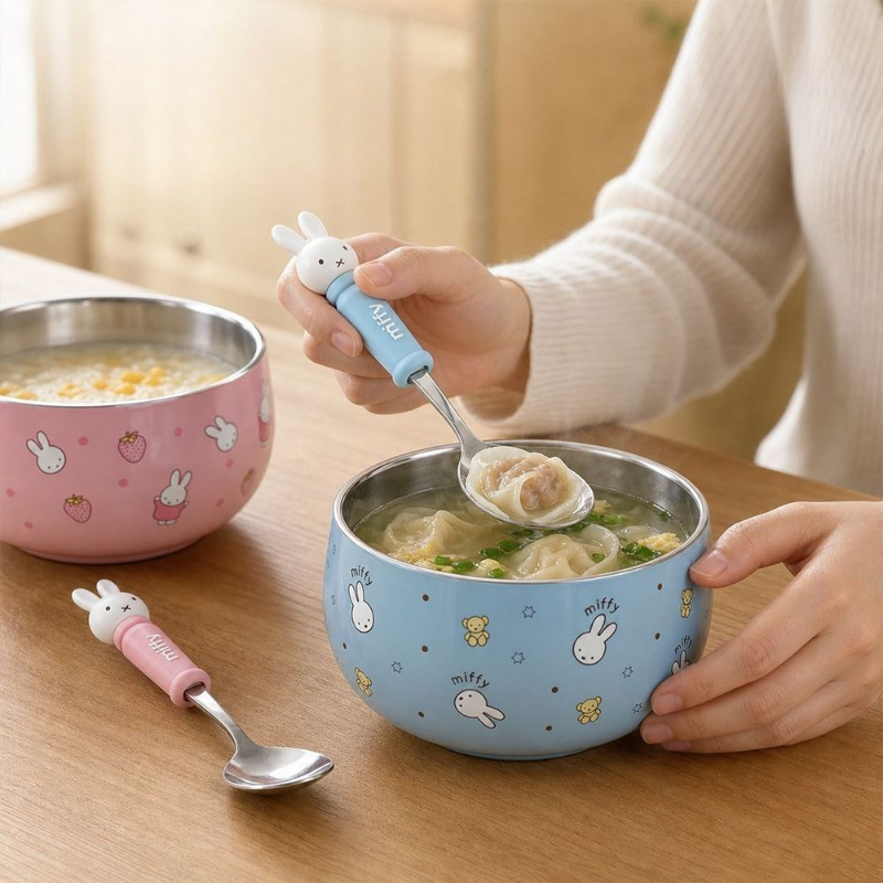 Cartoon Kawaii Miffy Stainless - Baby Food Japan ulasan dan harga