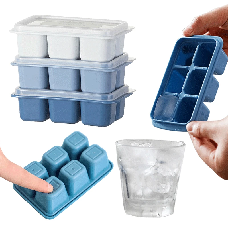 Silicone Ice Cube Trays with N - Baby Food Freezer Tray ulasan dan harga