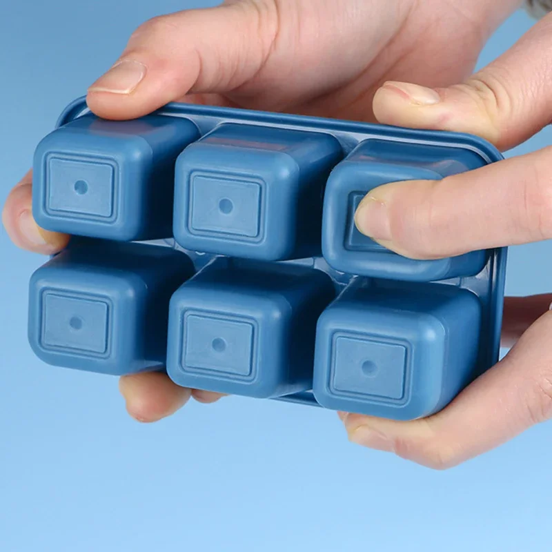 Silicone Ice Cube Trays with N - Baby Food Freezer Tray ulasan dan harga