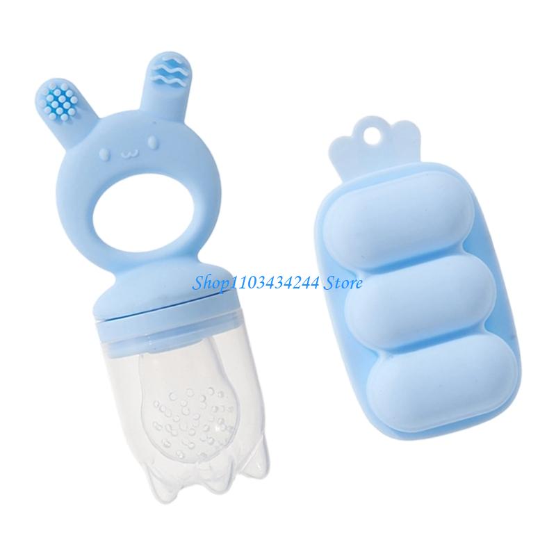 Silicone Baby Teether Feeder w - Baby Food Freezer Tray ulasan dan harga