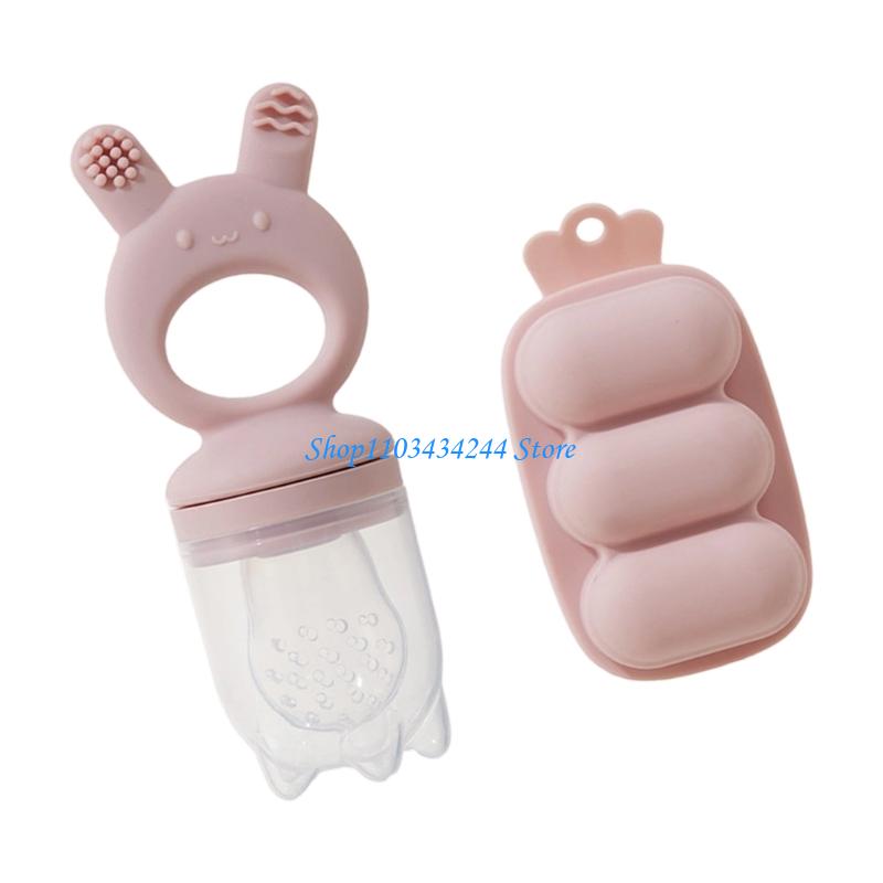 Silicone Baby Teether Feeder w - Baby Food Freezer Tray ulasan dan harga