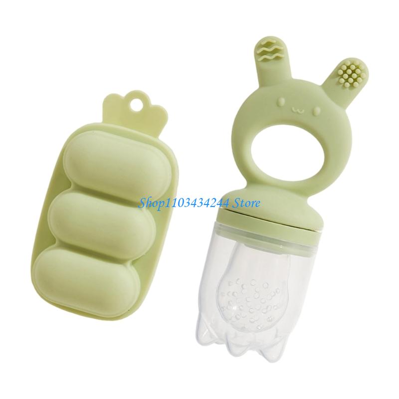 Silicone Baby Teether Feeder w - Baby Food Freezer Tray ulasan dan harga