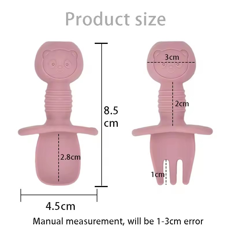 2pcs Food Grade Children Woode - Baby Food Bites ulasan dan harga