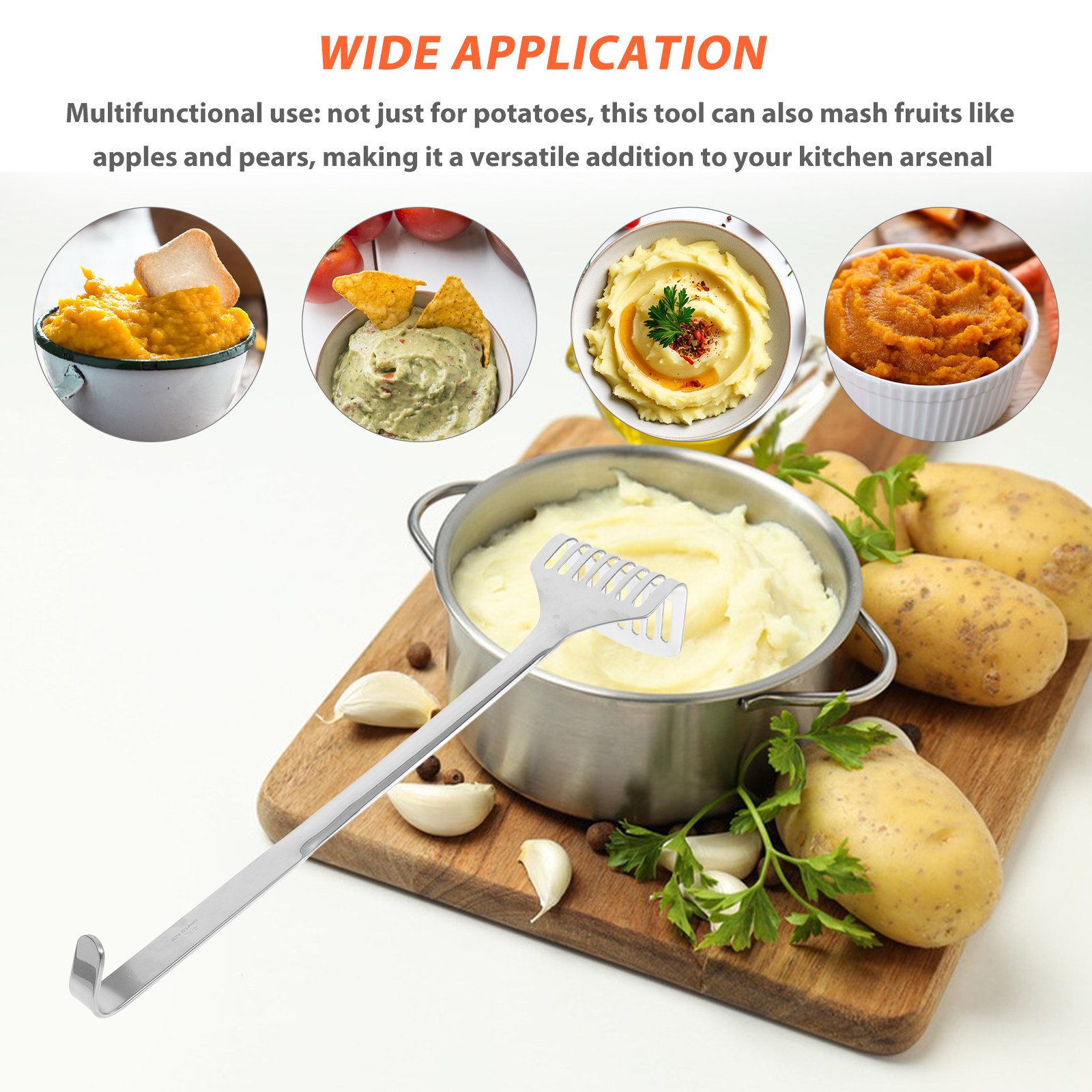 Potato Ricer Stainless Steel H - Baby Food Avocado ulasan dan harga