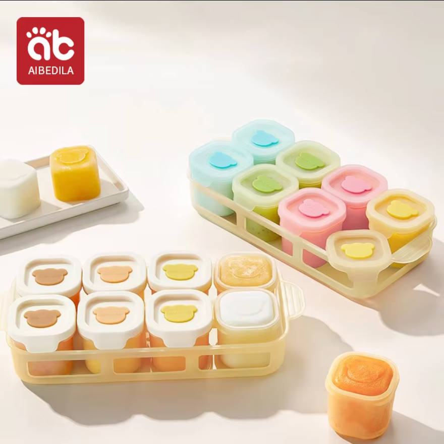 AIBEDILA Baby Silicone Food Fr - Baby Food Freezer Tray ulasan dan harga