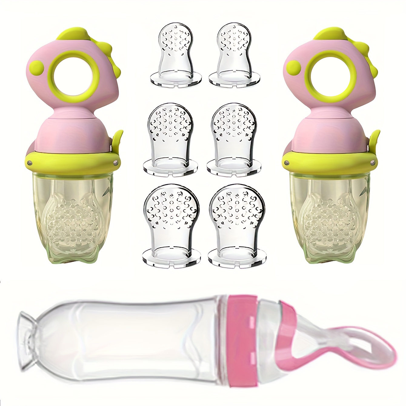 9pcs Baby Feeding Set: Include - Baby Food Dispensing Spoon ulasan dan harga