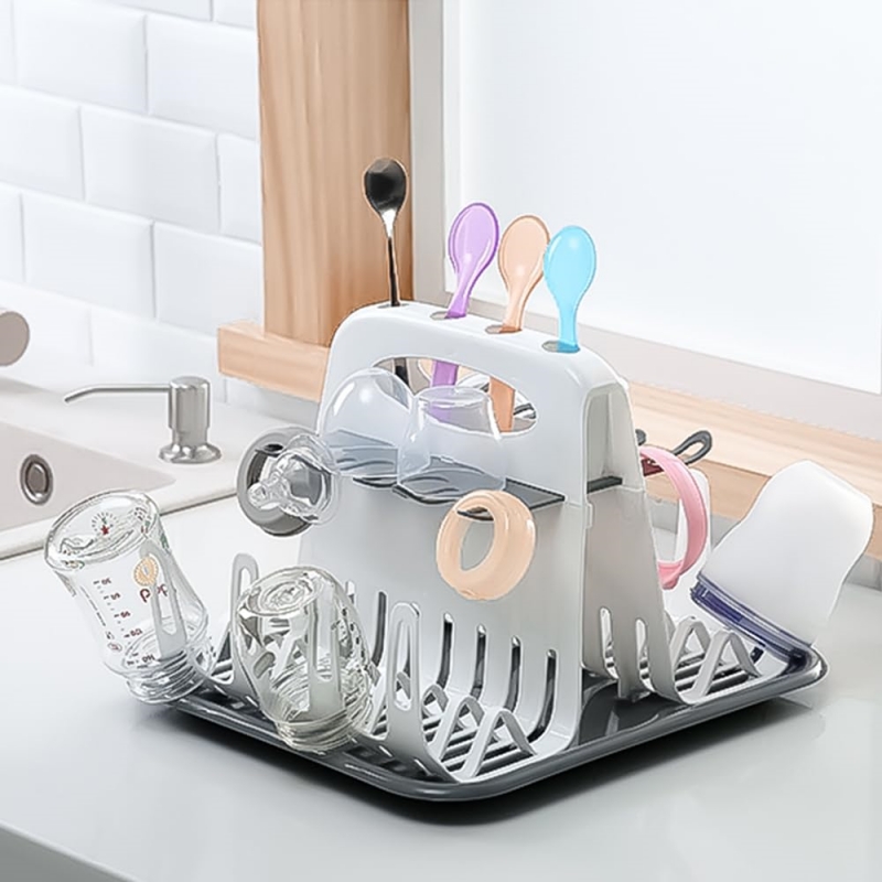 Baby Bottle Drying Rack Portab - Baby Food Freezer Tray ulasan dan harga