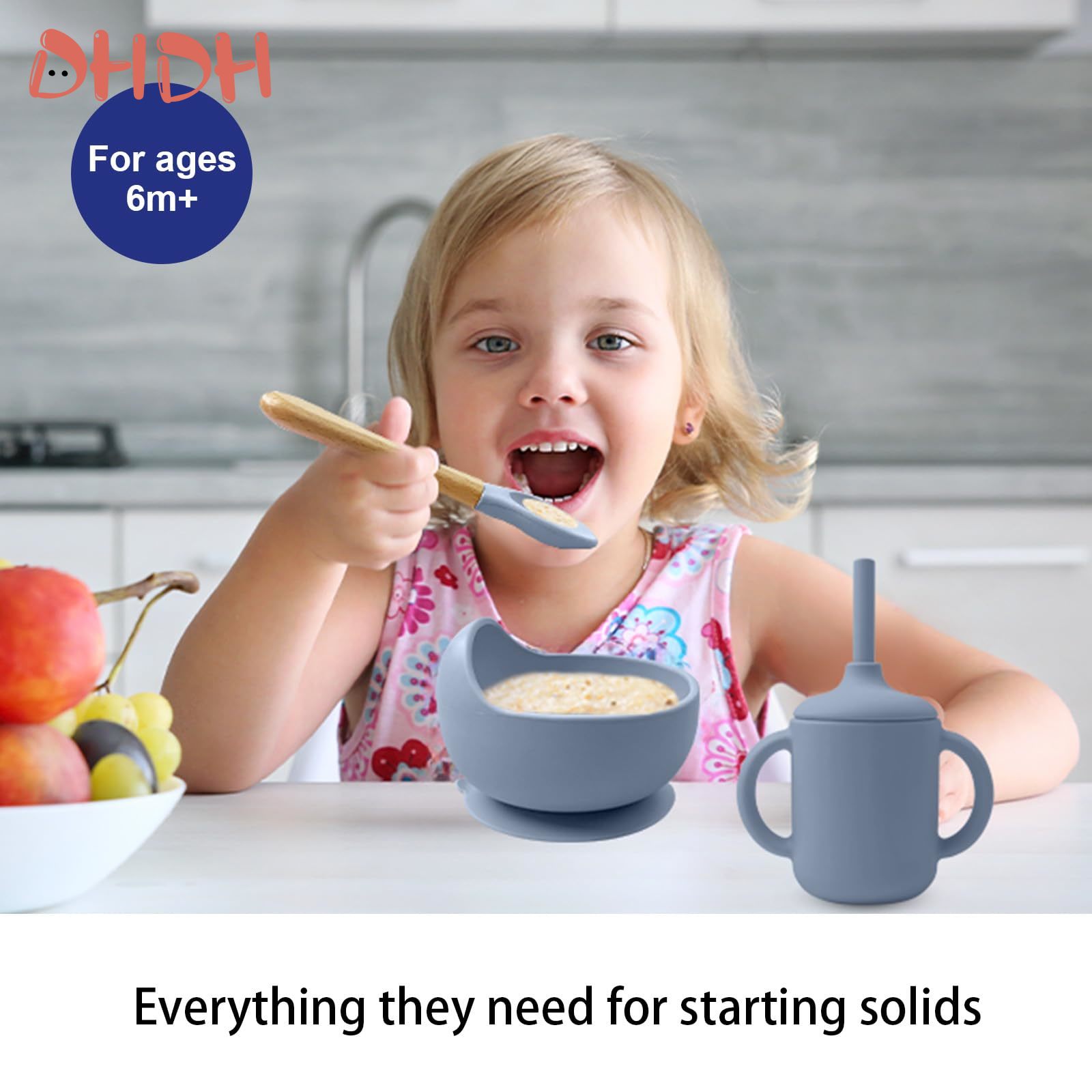 Silicone Baby Feeding Set Tabl - Baby Food Dispensing Spoon ulasan dan harga