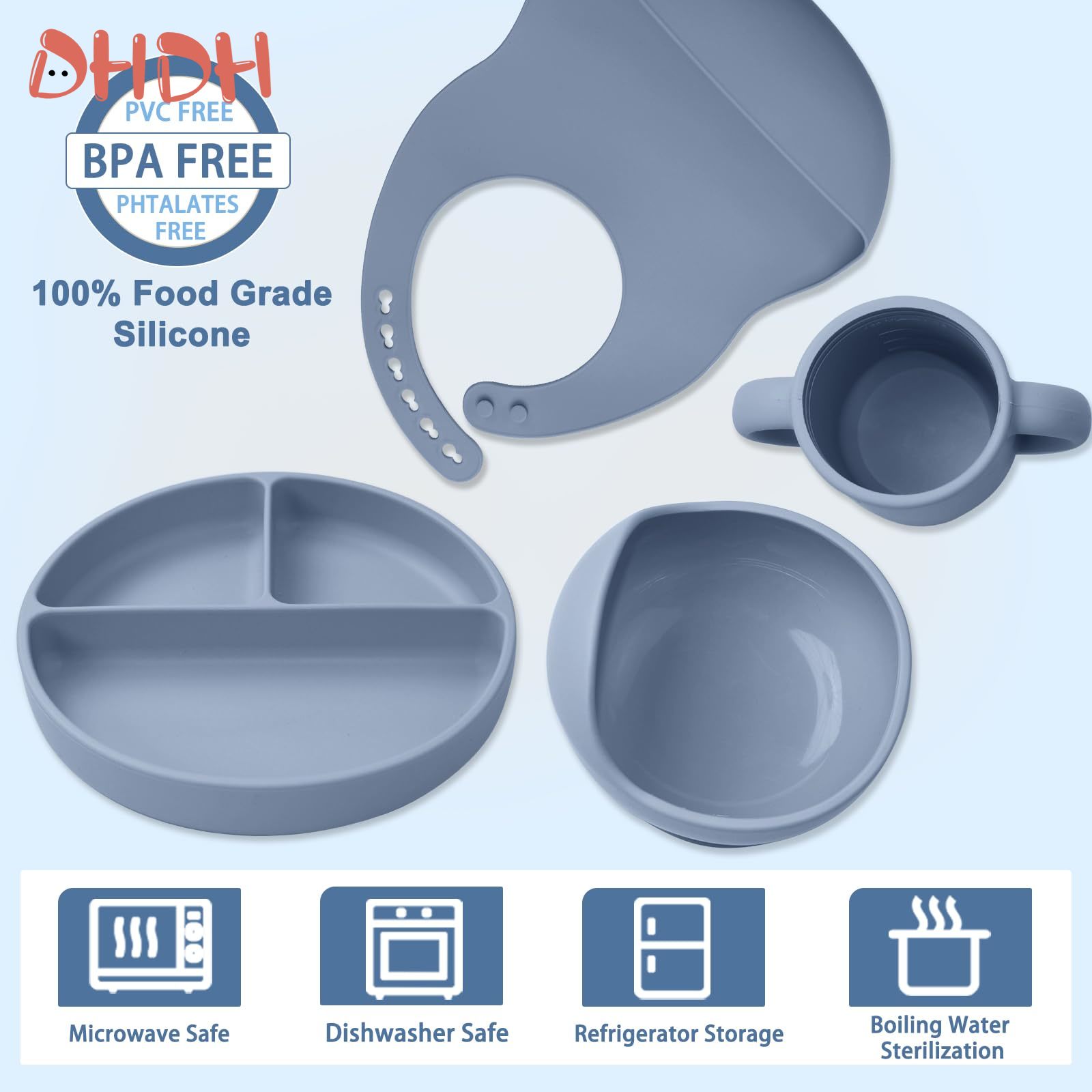 Silicone Baby Feeding Set Tabl - Baby Food Dispensing Spoon ulasan dan harga