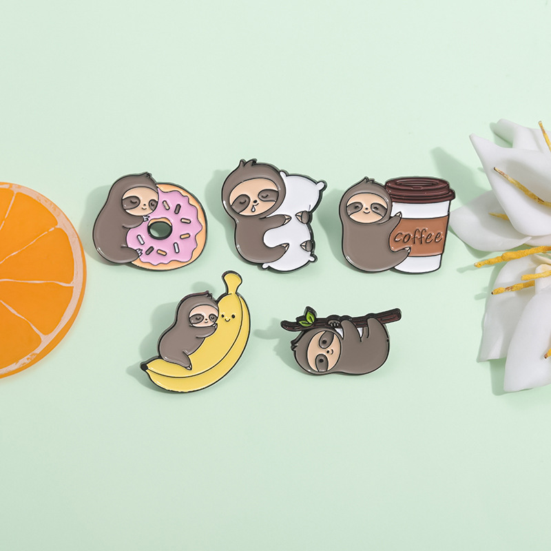 sloth on fruit banana coffee E - Baby Food Banana ulasan dan harga