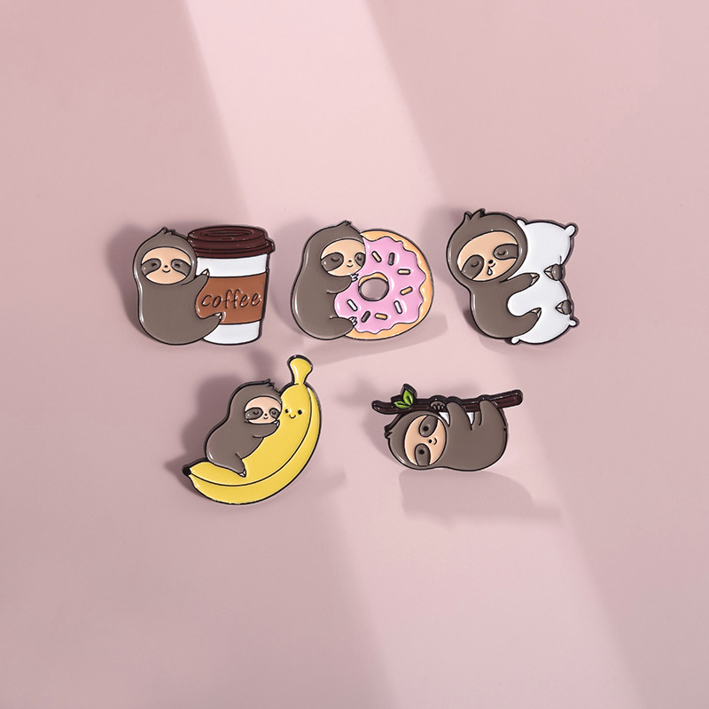 sloth on fruit banana coffee E - Baby Food Banana ulasan dan harga