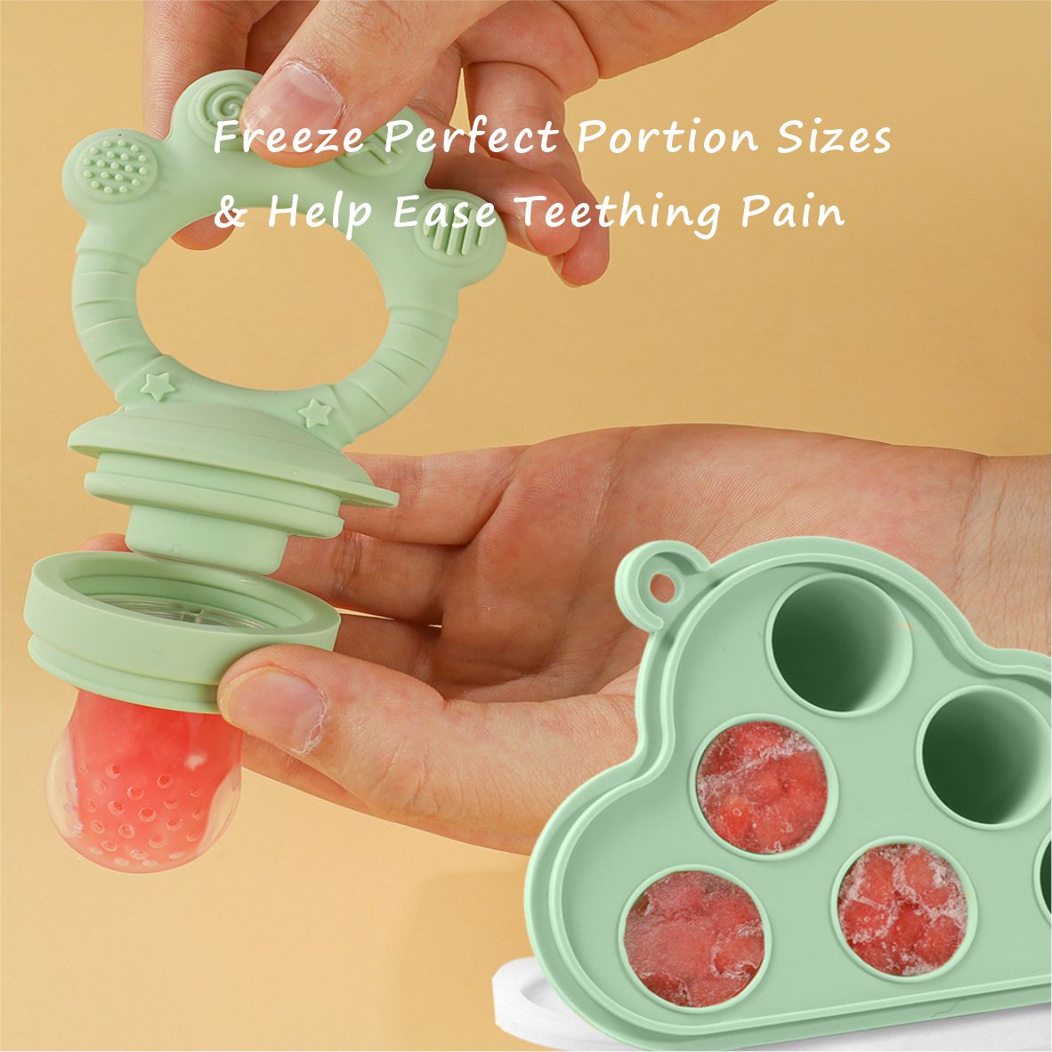Baby Fruit Food Feeder & Freez - Baby Food Freezer Tray ulasan dan harga